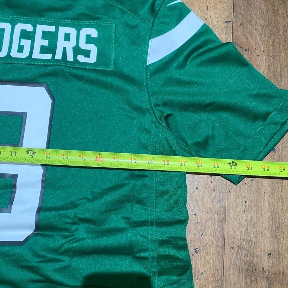Nike Fanatics Aaron Rodgers New York Jets green jersey Size M - Picture 6 of 7